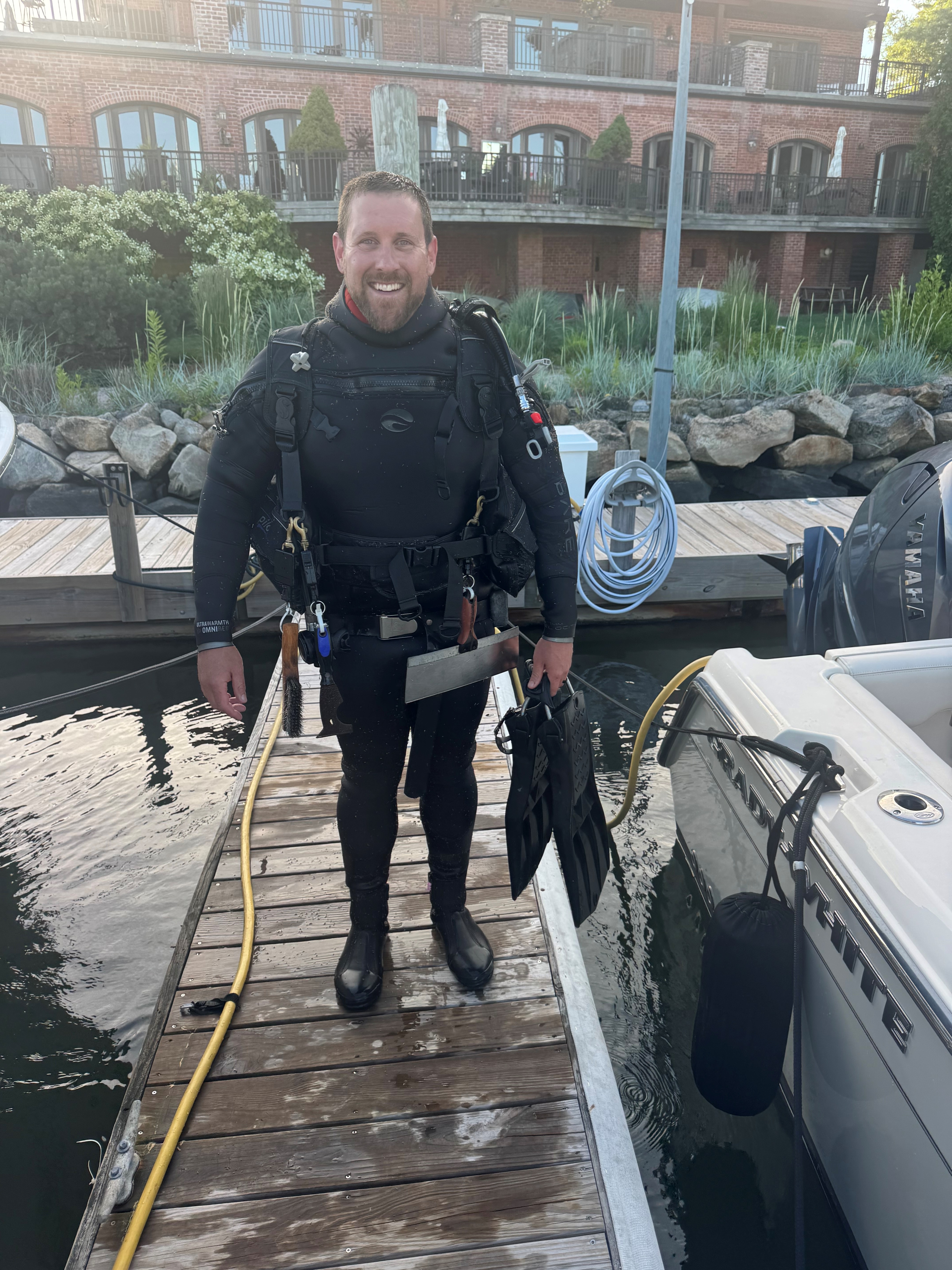 Brian Greene, certified commercial diver